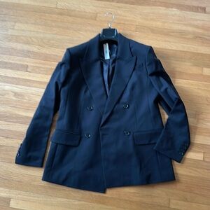 Banana Republic Relaxed Siena Blazer | Black | 2 | NWT